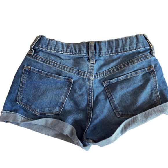 Girls Cuffed Denim Old Navy Shorts - Picture 2 of 4